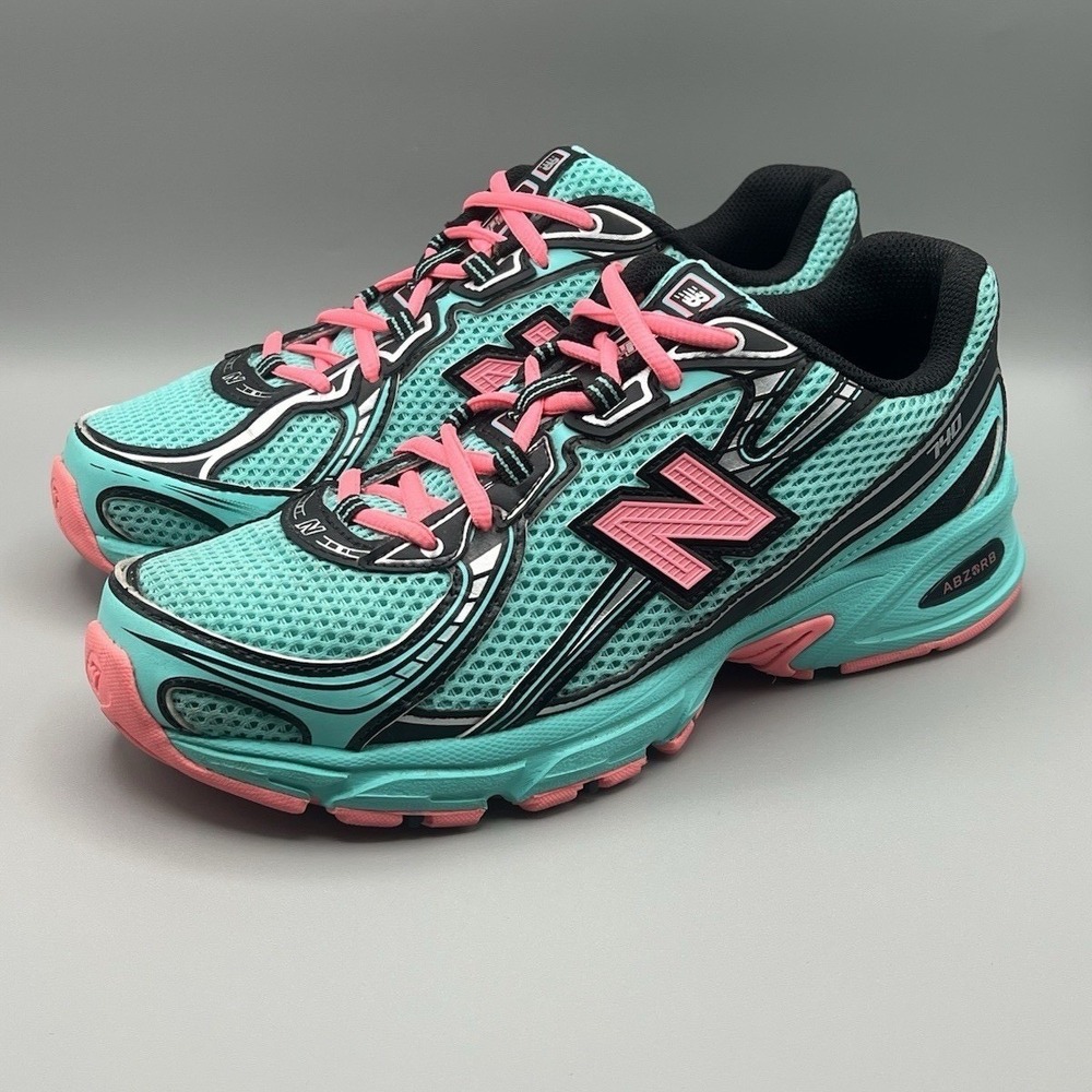 New Balance 740 V2 Cyber Jade Green Pink Y2K Runners - Mens Size 7.5 USED - Picture 2 of 9
